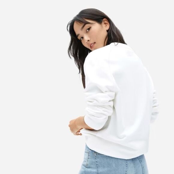 Everlane The French Terry Crew Neck Sweater - Picture 2 of 10